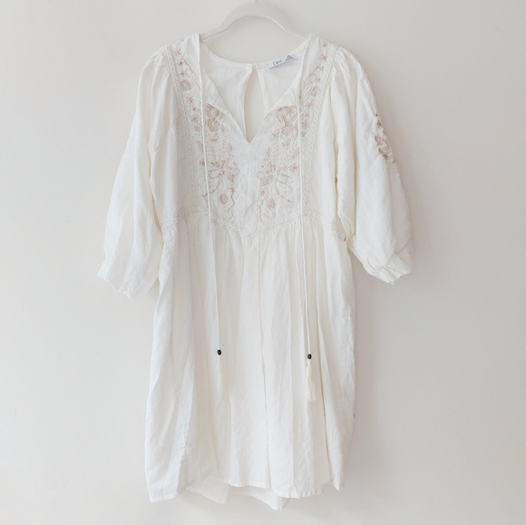 Cotton Bell sleeve Dress